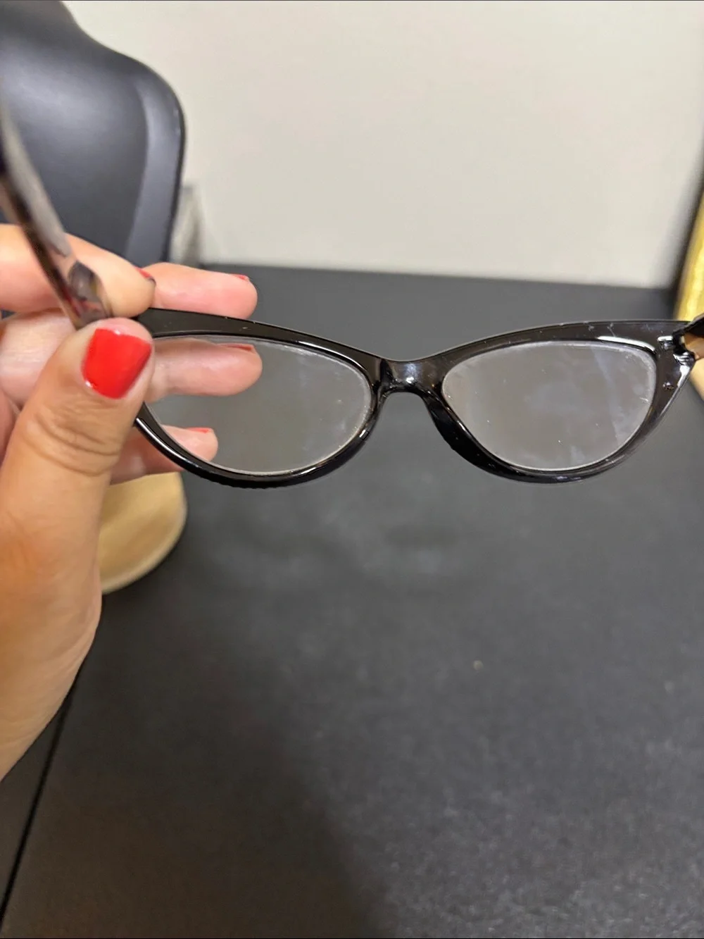 Jimmy Crystal Abella Black Crystal Readers Glasses +2.00 New York